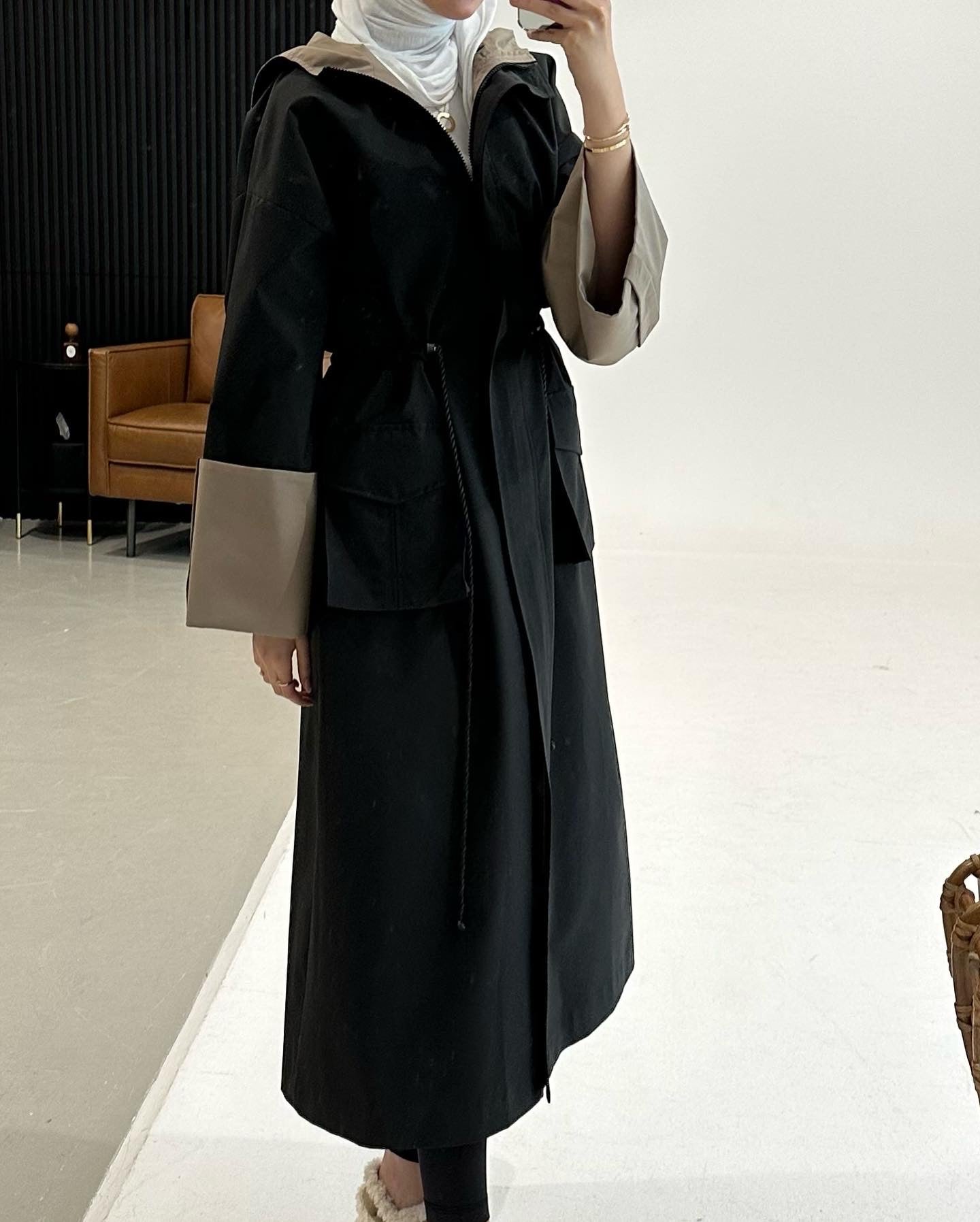 Double face coat