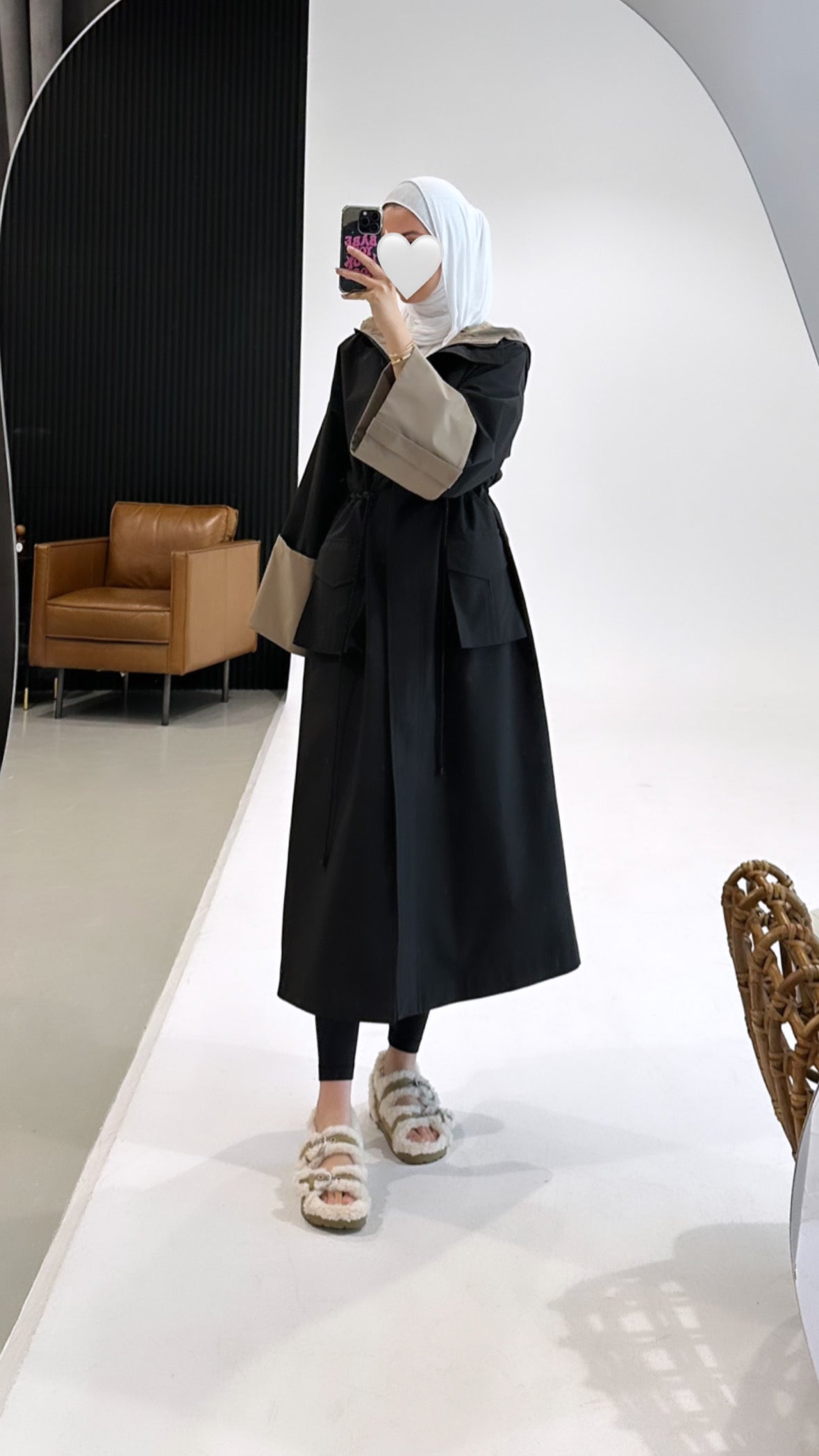 Double face coat