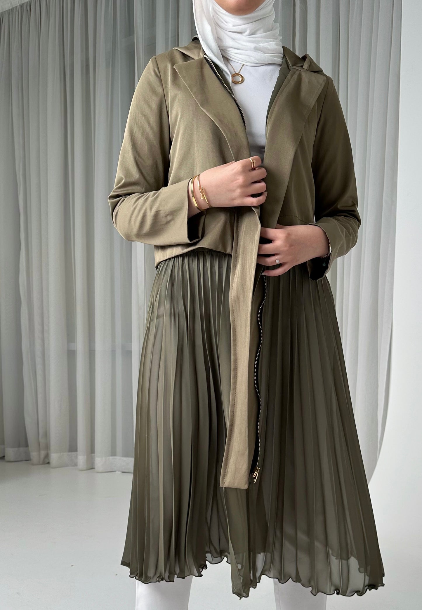 Sage green jacket