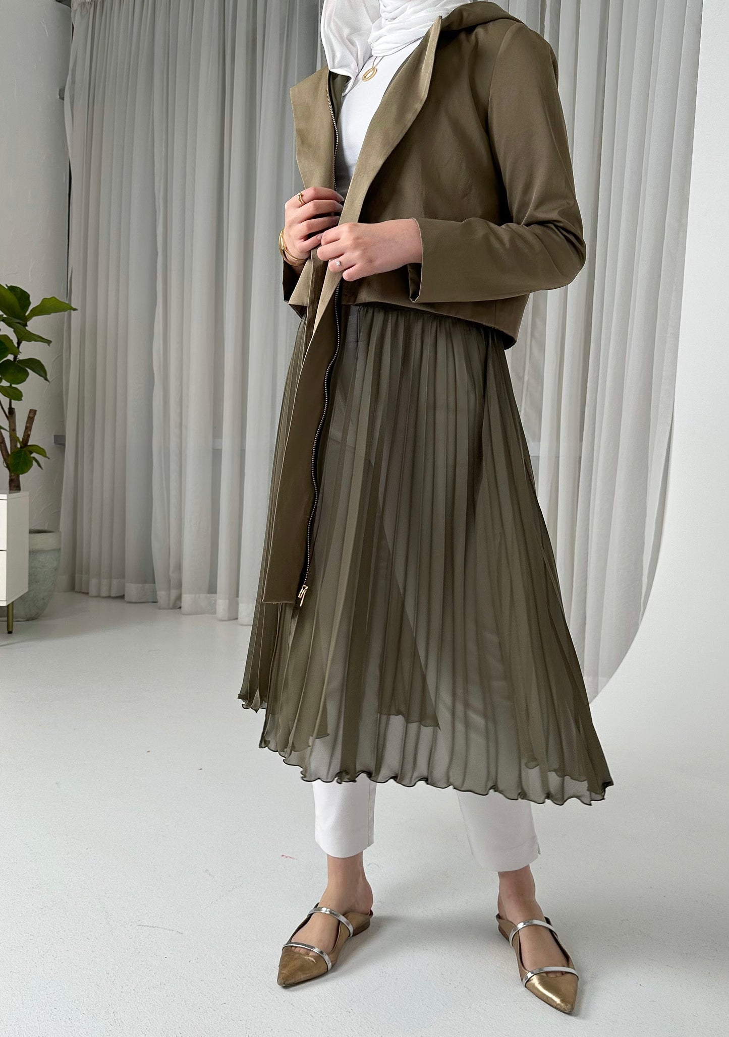 Sage green jacket