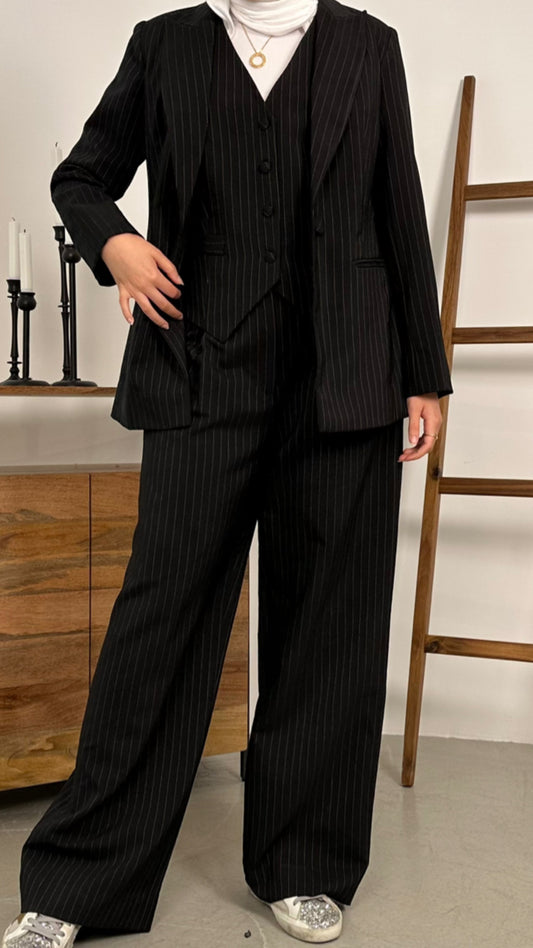 Pinstriped Suit